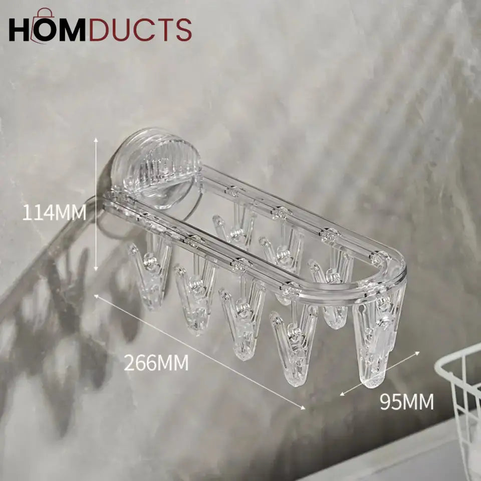 Cloth Drying Rack With Suction