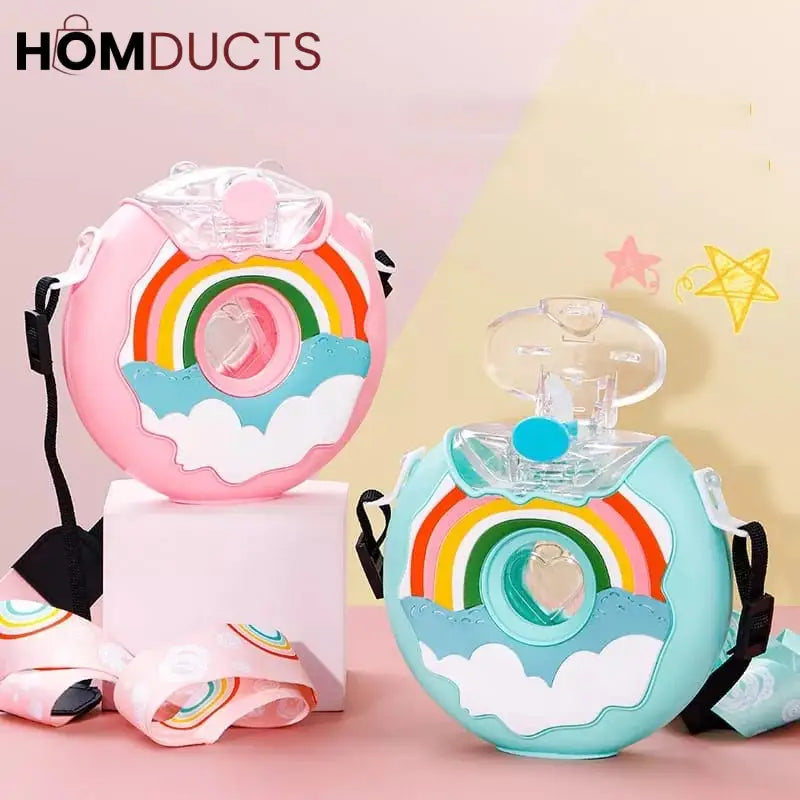 Donut shape water bottle