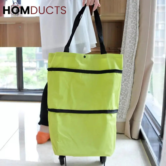 Foldable Trolly bag with wheels