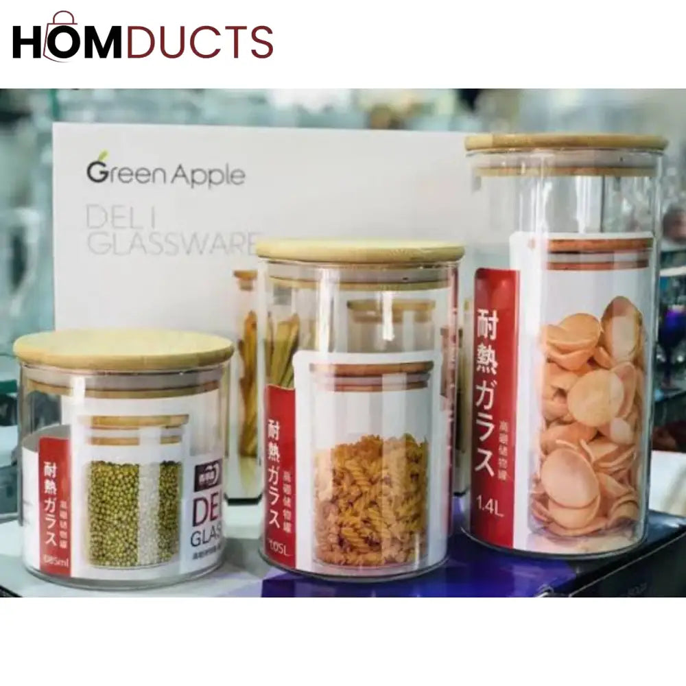 Glass Jar Set (3pcs)