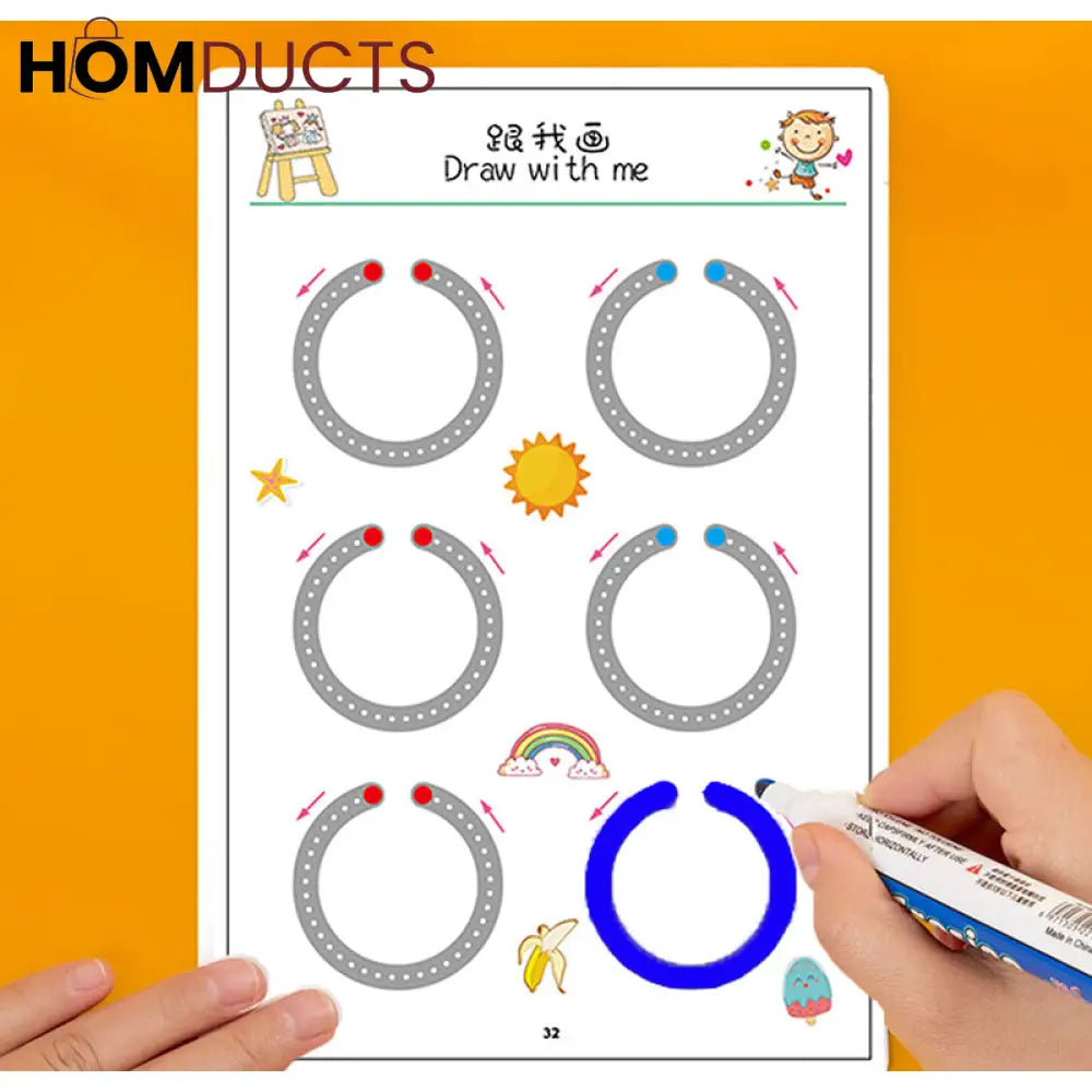 Kids Educational Learning Tracing Book