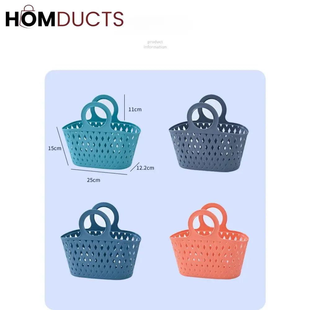 Plastic Portable Bath Basket