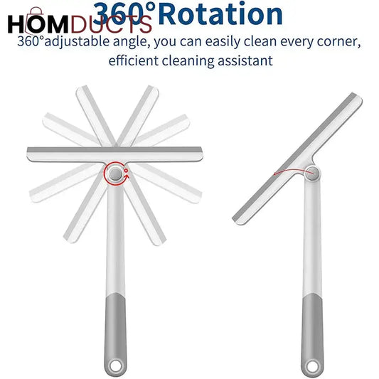 Rotatable Scraper Glass Wiper