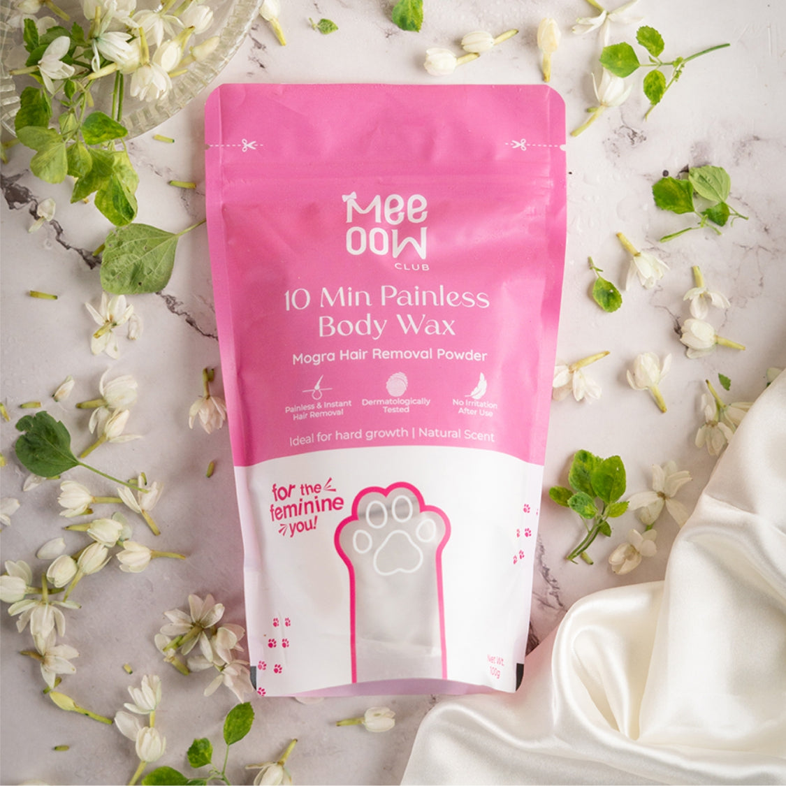 4-in-1 Meeoow Body Hair Removal Wax Powder Mask fullbody (Imported)