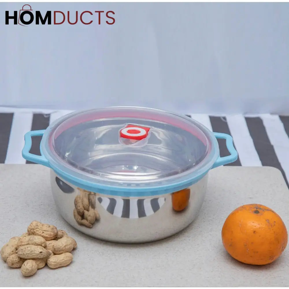 3Pcs Stainless Steel Container With Airtight lid