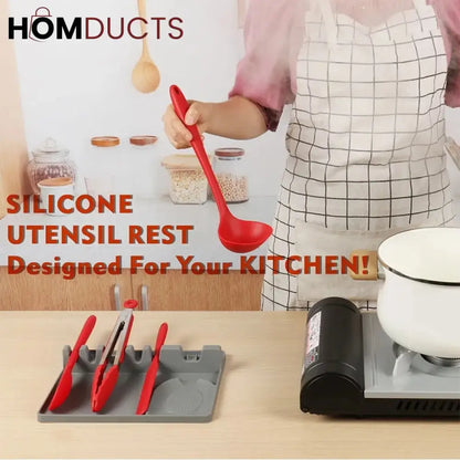 5 in 1 silicone Spoon Rest