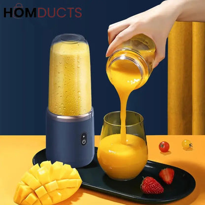 6 Blades Usb Juicer With 300ml Cup