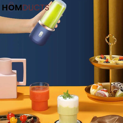 6 Blades Usb Juicer With 300ml Cup
