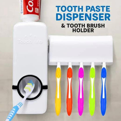 Automatic Toothpaste Dispenser Holder: Convenient Toothpaste Dispenser with Holder