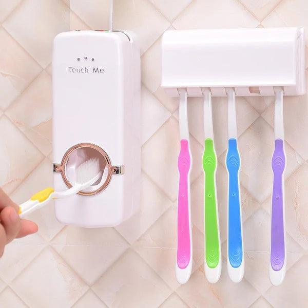 Automatic Toothpaste Dispenser Holder: Convenient Toothpaste Dispenser with Holder