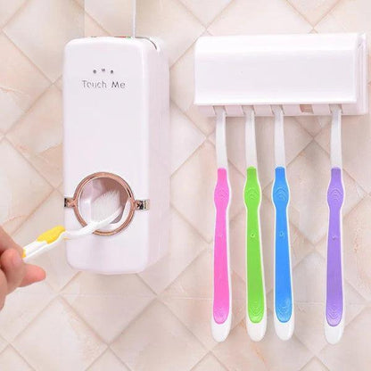 Automatic Toothpaste Dispenser Holder: Convenient Toothpaste Dispenser with Holder