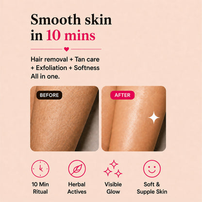 4-in-1 Chocolate Bikini Hair Removal Wax Powder Mask 80g