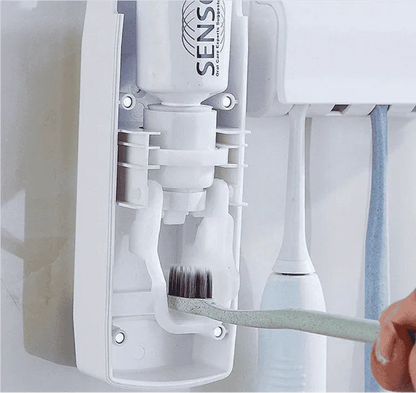 Automatic Toothpaste Dispenser Holder: Convenient Toothpaste Dispenser with Holder