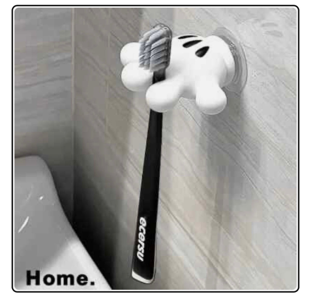 Cute Palm Shape Suction Cup Toothbrush Holder | Wall Mounted Bathroom Toothbrush & Razor Hook (1 Pc)