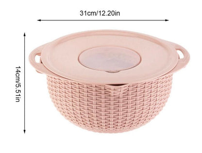 Multifunctional Stainless Steel Strainer & Drain Basket Bowl Set