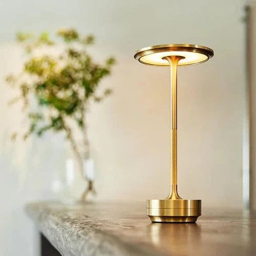 Premium LED Touch Table Lamp – Modern Rechargeable Metal Desk & Bedside Lamp