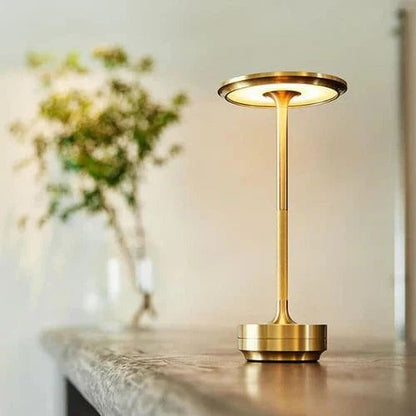 Premium LED Touch Table Lamp – Modern Rechargeable Metal Desk & Bedside Lamp
