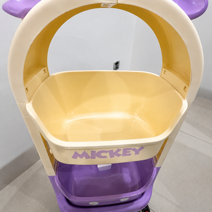 Original Disney Mickey Mouse Kids Rolling Storage Organizer Cart – Purple