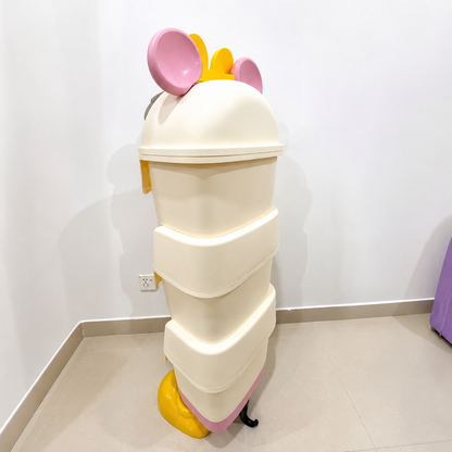 Original Disney Mickey 3-Tier Standing Storage Organizer Cabinet | Multipurpose Toy, Book & Home Storage Shelf with Top Dustproof Bin