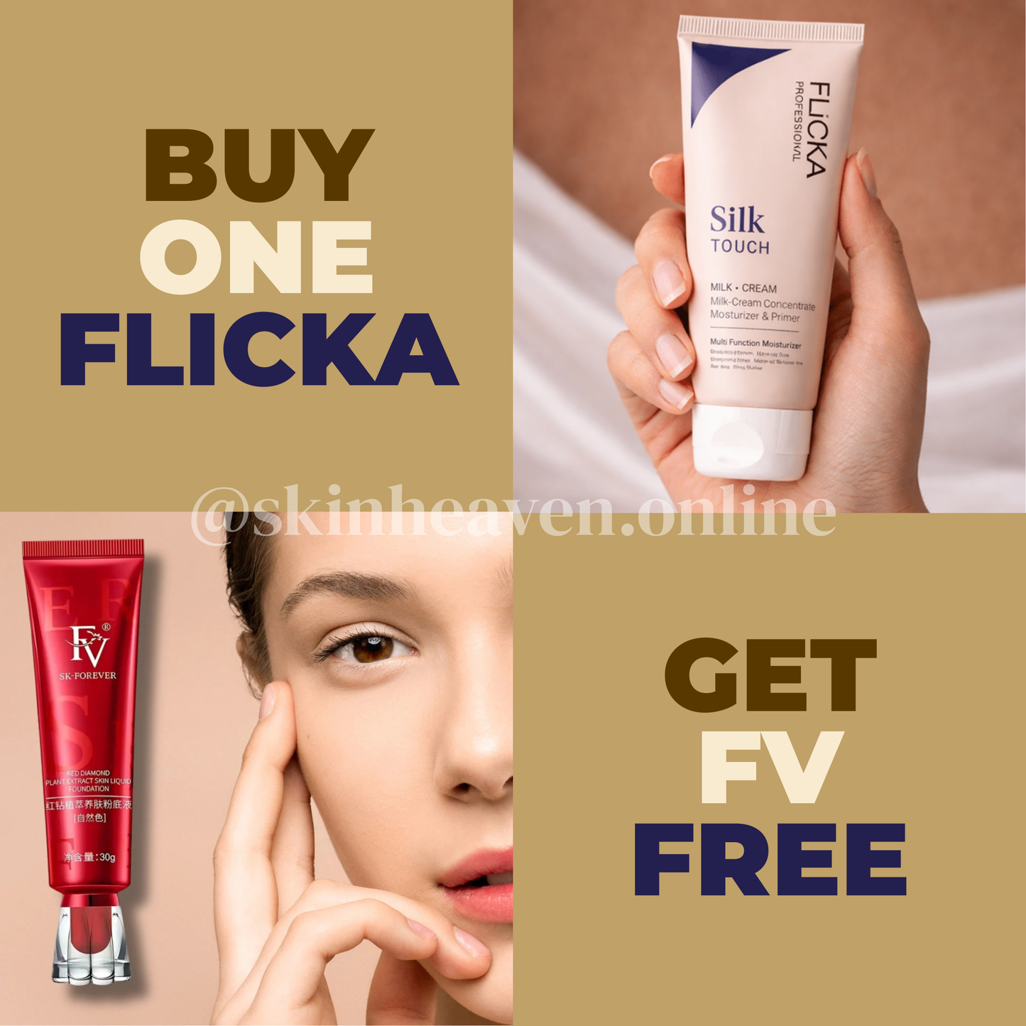 Buy One Flicka | Get FV Foundation FREE
