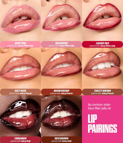 HUDABEAUTY LIP CONTOUR STAIN /LIP TINT