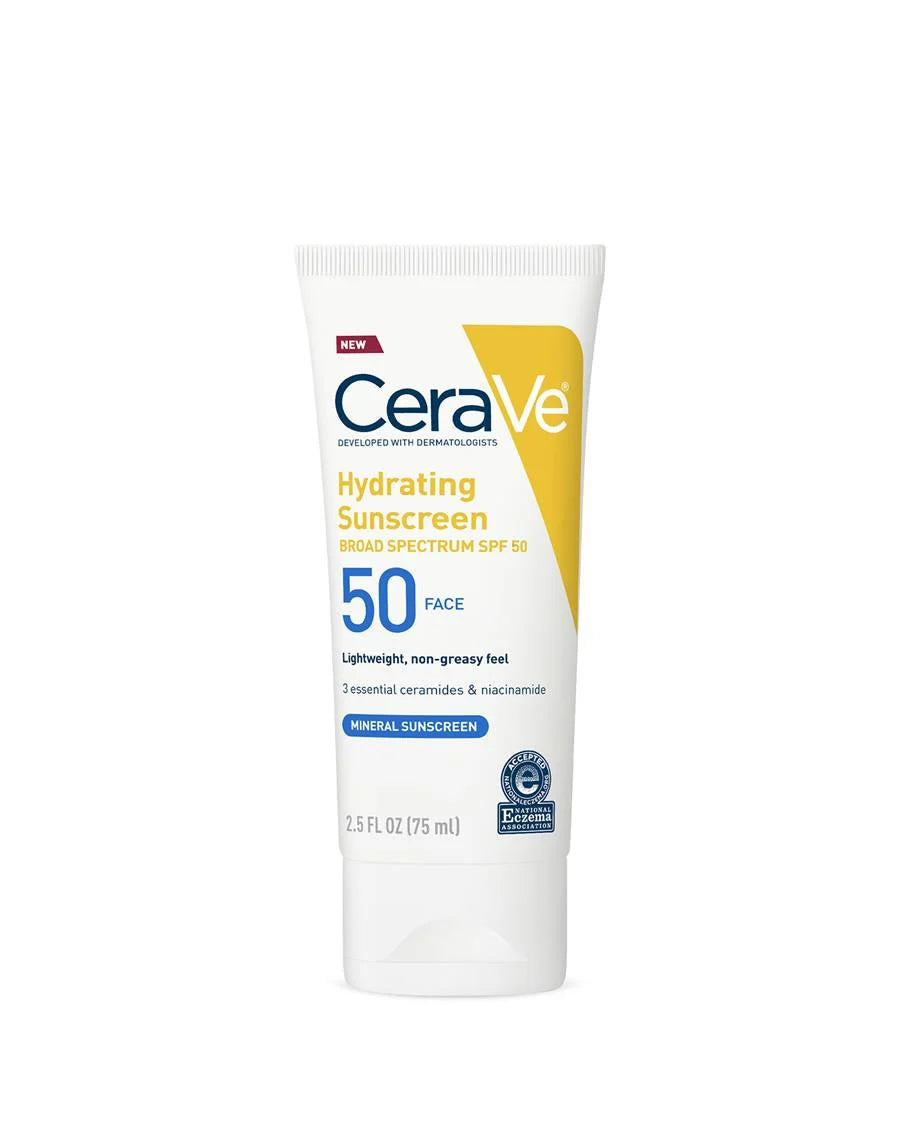 CeraVe 4 In 1 Skincare Kit | Night Cream, Sunblock, Cleanser & Serum For Radiant Skin (Replica)