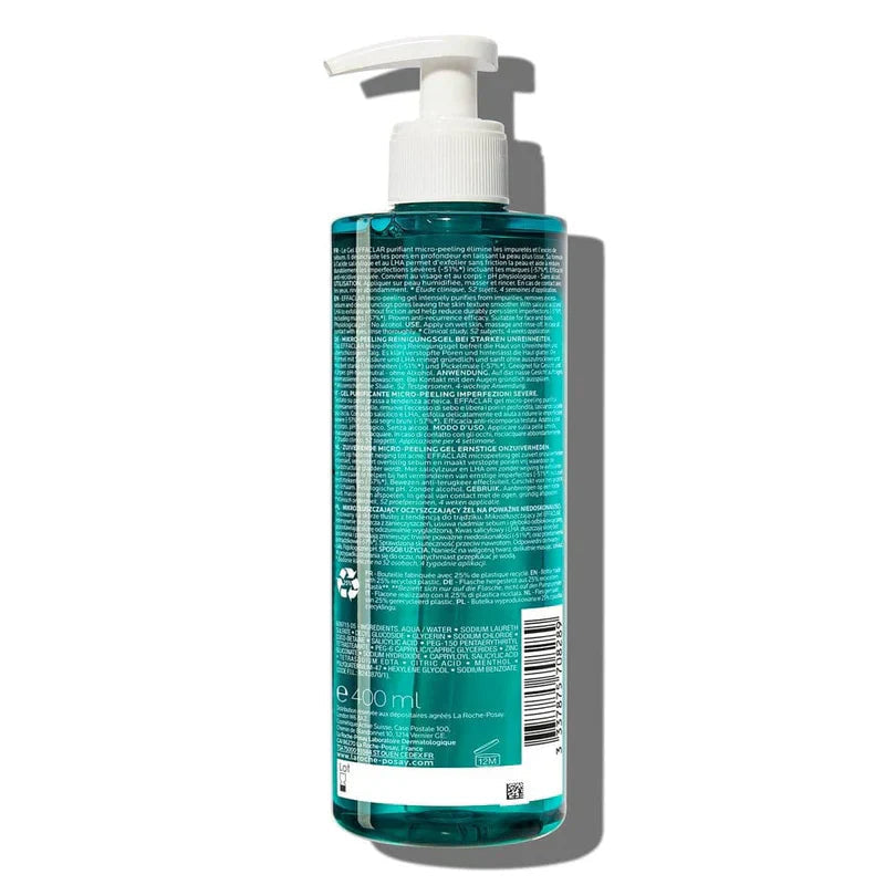 La Roche-Posay EFFACLAR Micro Peeling Purifying Gel cleanser