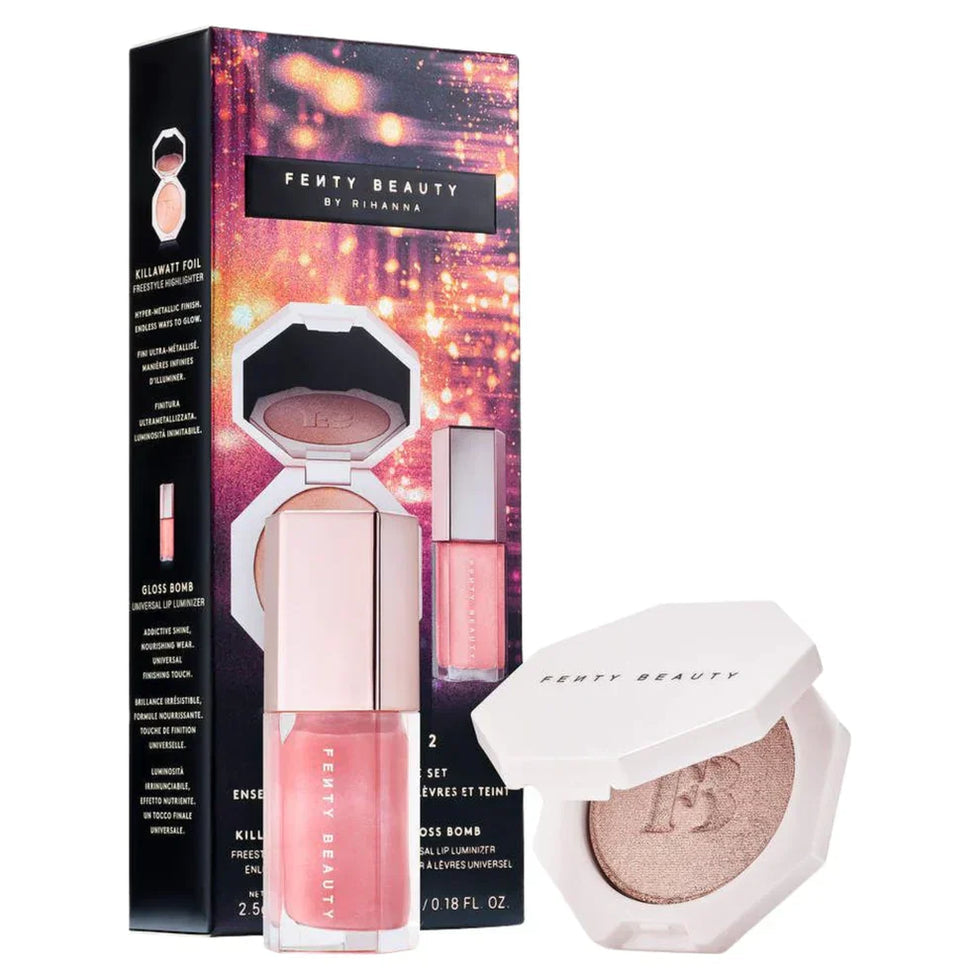 FENTY BEAUTY | Lip Gloss & Highlighter | Duo Bundle