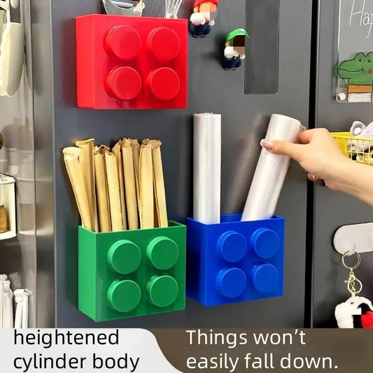 Wall Mounted Sticky Storage Holder Organizer (1 PC) – Multipurpose Self-Adhesive Kitchen & Home Organizer