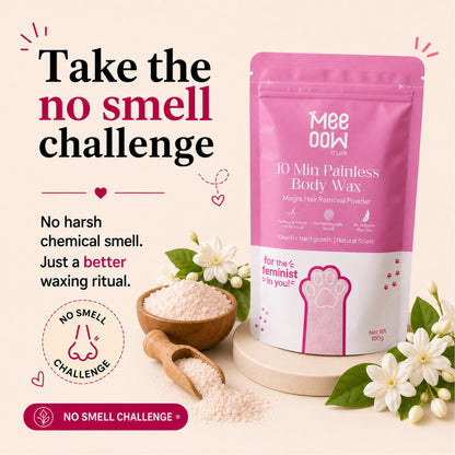 4-in-1 Meeoow Body Hair Removal Wax Powder Mask fullbody (Imported)