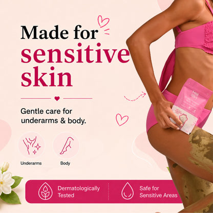 4-in-1 Meeoow Body Hair Removal Wax Powder Mask fullbody (Imported)