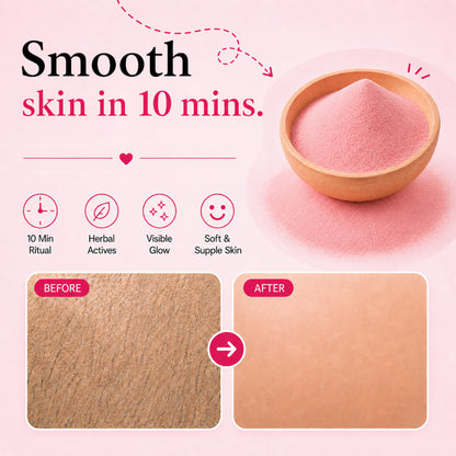 4-in-1 Rose Body Hair Removal Wax Powder Mask fullbody