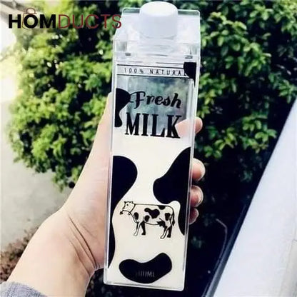 Clear Acrylic Milk Bottle