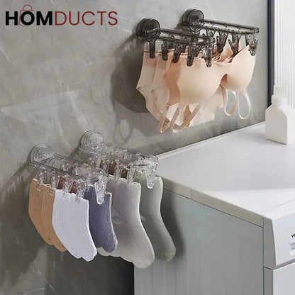 Cloth Drying Rack With Suction