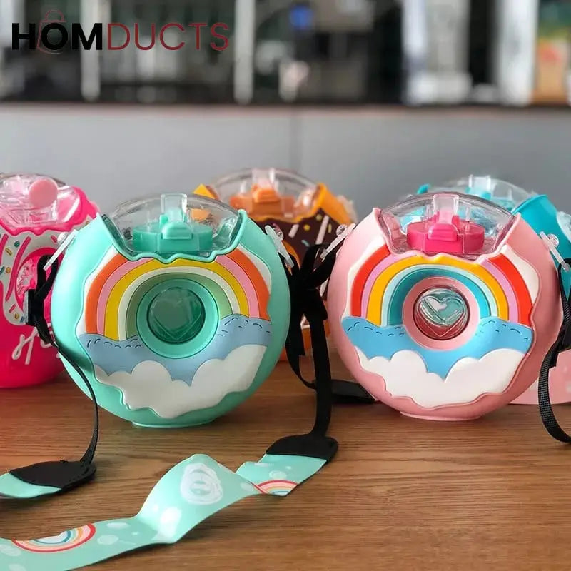 Donut shape water bottle