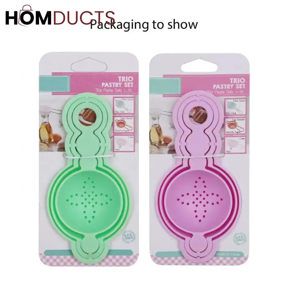 Egg White Separator and Funnel Set