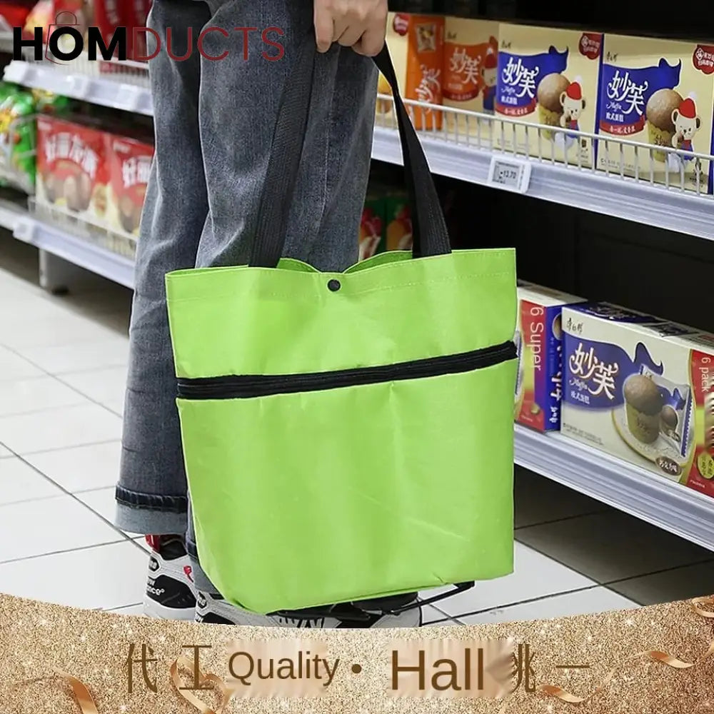 Foldable Trolly bag with wheels