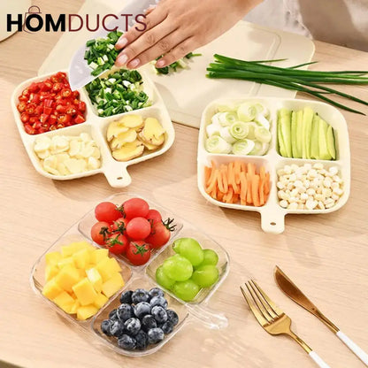Four Compartment Snack And Serving Tray