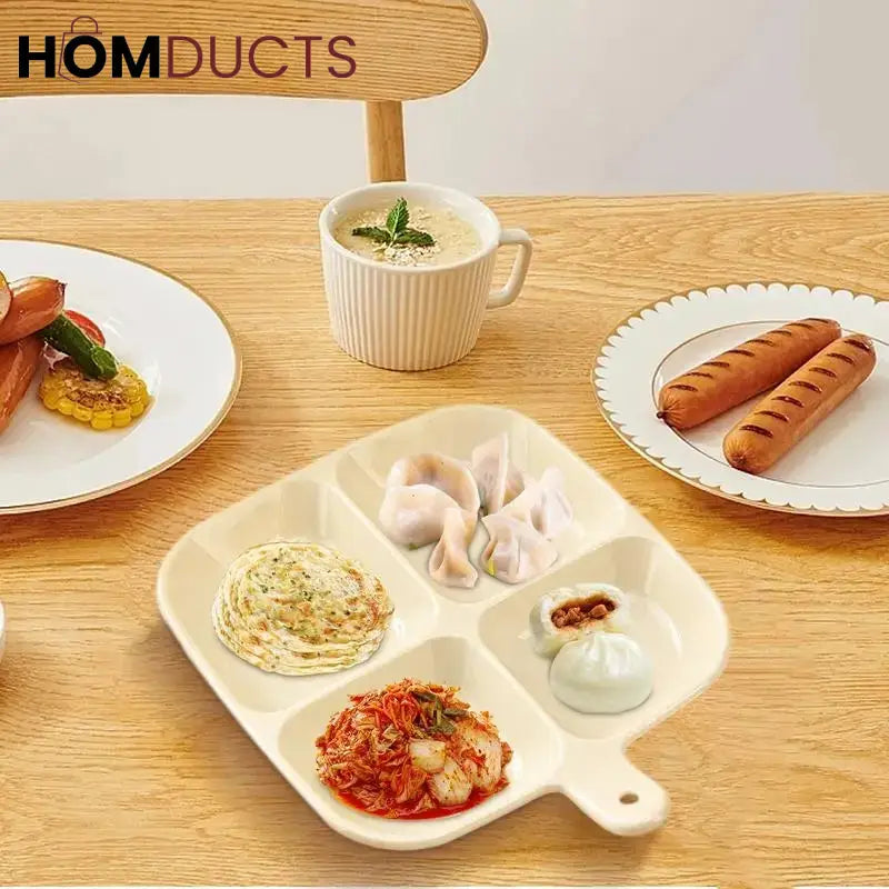 Four Compartment Snack And Serving Tray