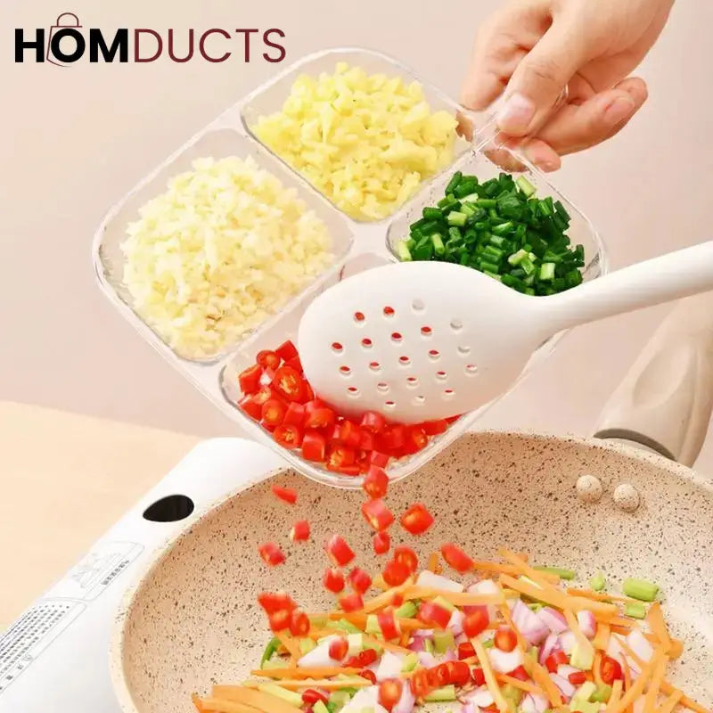 Four Compartment Snack And Serving Tray