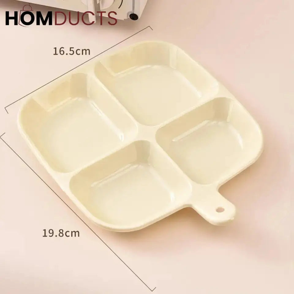 Four Compartment Snack And Serving Tray