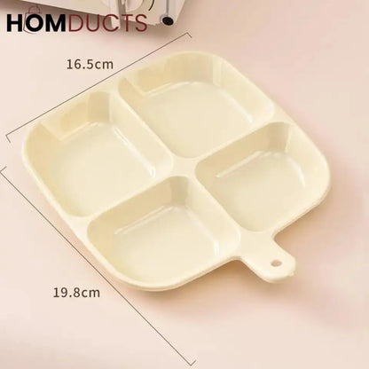 Four Compartment Snack And Serving Tray