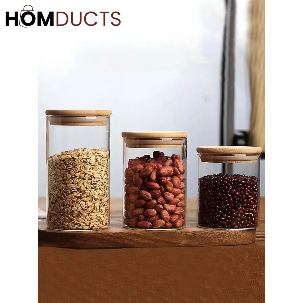 Glass Jar Set (3pcs)