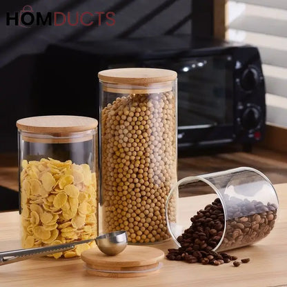 Glass Jar Set (3pcs)