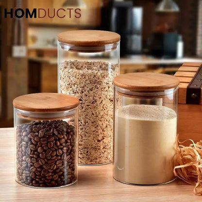 Glass Jar Set (3pcs)