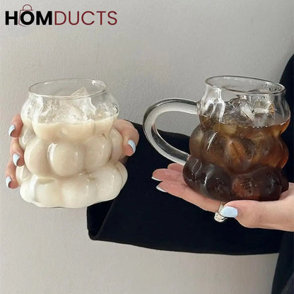 Heat Resistant Glass Coffee Mug - With/Without Handle, Perfect for Hot Beverages