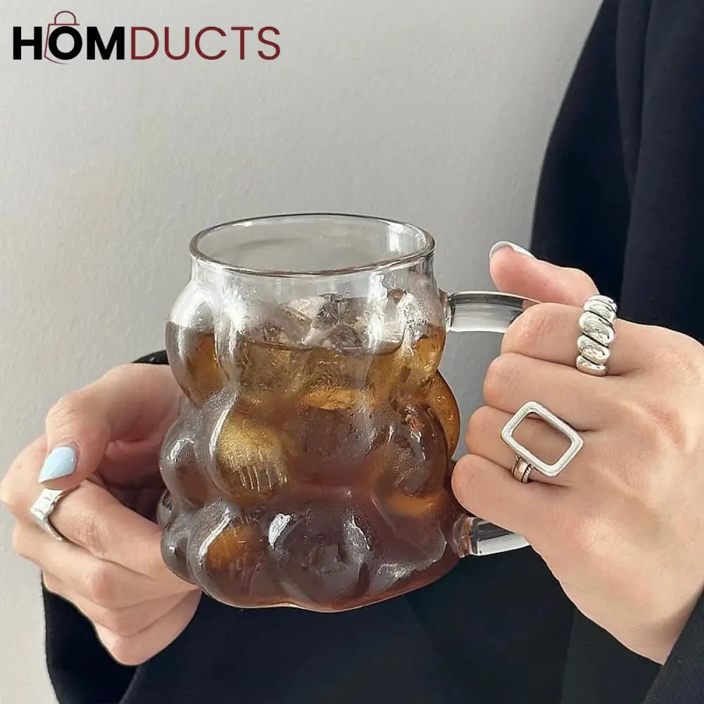 Heat Resistant Glass Coffee Mug - With/Without Handle, Perfect for Hot Beverages