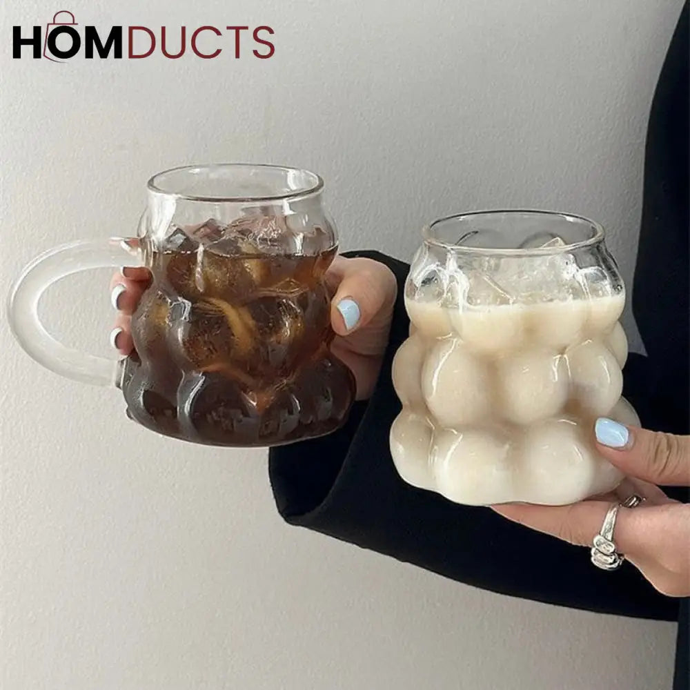 Heat Resistant Glass Coffee Mug - With/Without Handle, Perfect for Hot Beverages