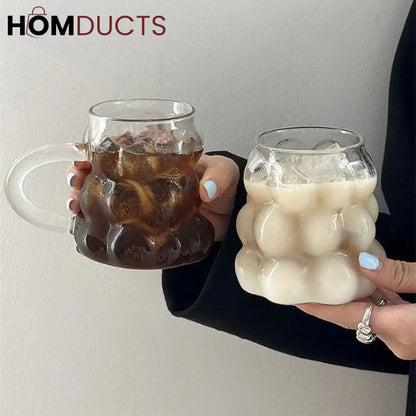 Heat Resistant Glass Coffee Mug - With/Without Handle, Perfect for Hot Beverages
