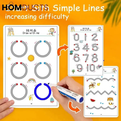 Kids Educational Learning Tracing Book